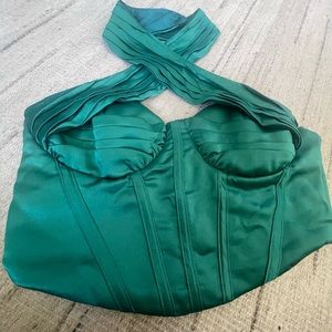 💚SEXY SATIN CORSET TOP💚